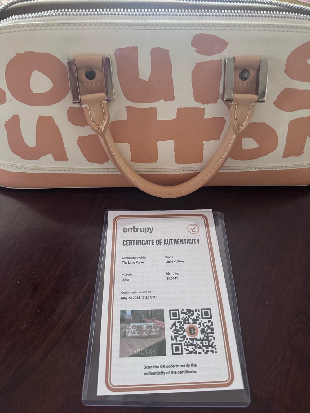 Louis Vuitton Horizontal Alma Graffiti (with callout, see all pictures)